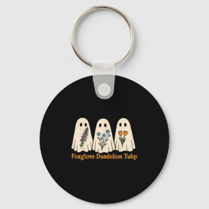 Spooky Ghost Anti Trump Halloween Key Ring
