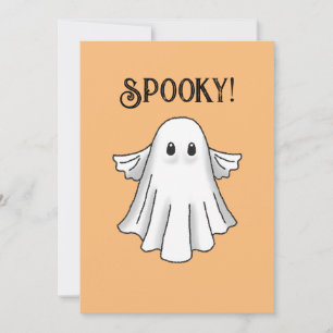 Spooky Ghost Card