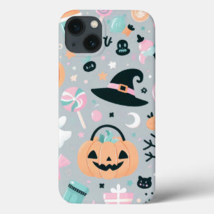 Spooky Ghost Cowboy Cute Halloween Boo Western iPhone 13 Case
