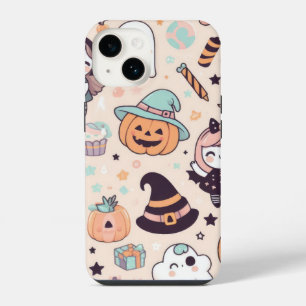 Spooky Ghost Cowboy Cute Halloween Boo Western iPhone 14 Case