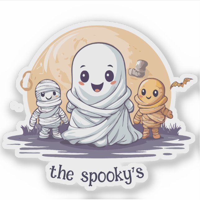 Spooky Ghost Family (Front)