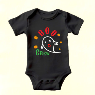 Spooky ghost for Halloween Baby Bodysuit