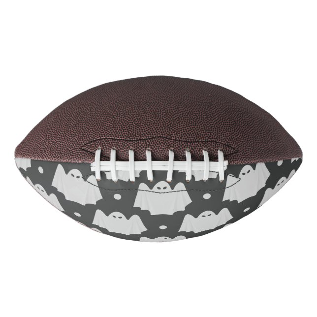 Spooky Ghost Halloween  American Football (Front)