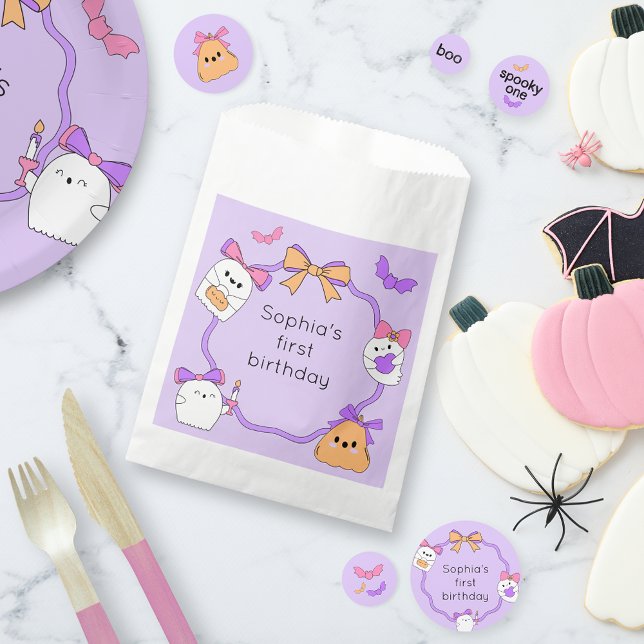 Spooky Ghost Halloween Birthday Favour Bags (Creator Uploaded)