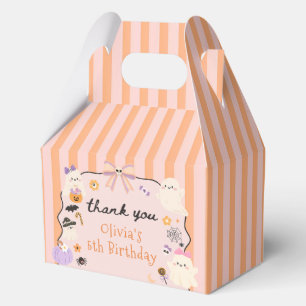 Spooky Ghost Halloween Birthday Favour Boxes