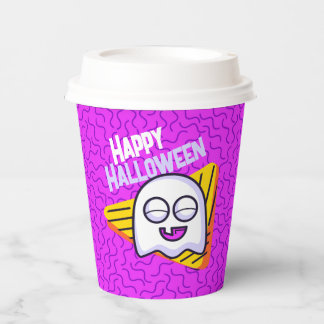 Spooky Ghost Halloween Cups - purple