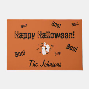 Spooky Ghost Halloween Decor Doormat