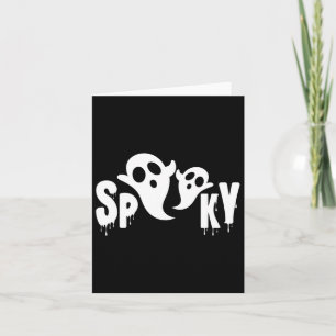 Spooky Ghost - Halloween Design Card