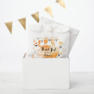 Spooky ghost Halloween party watercolor Favour Bags