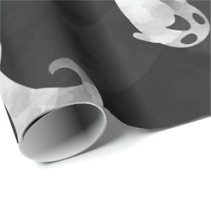Spooky Ghost Halloween Party Wrapping Paper