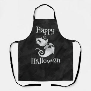 Spooky Ghost Halloween Season Apron