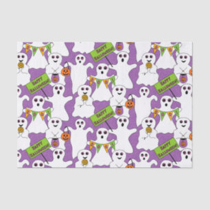 Spooky Ghost Halloween Tissue Paper