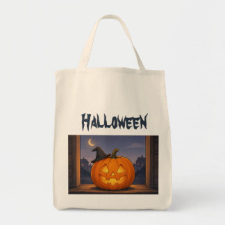 Spooky Ghost  Halloween Tote Bag