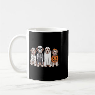 Spooky Ghost Italian Spinone Pumpkin Halloween Dog Coffee Mug