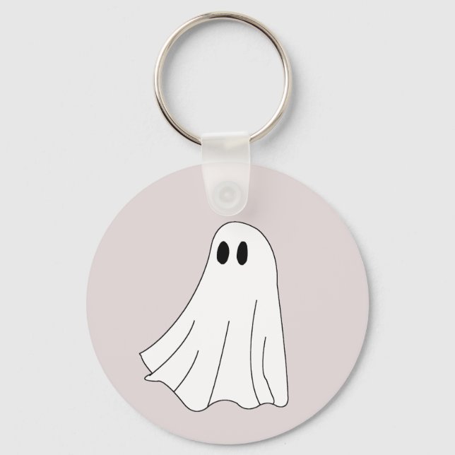 Spooky Ghost Key Ring (Front)