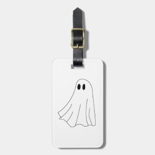 Spooky Ghost Luggage Tag