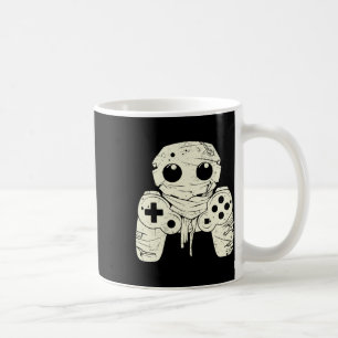 Spooky Ghost Mummy Gaming Controller Halloween Gam Coffee Mug