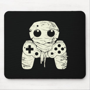 Spooky Ghost Mummy Gaming Controller Halloween Gam Mouse Mat