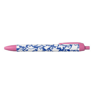 Spooky Ghost Pink Ballpoint Pen