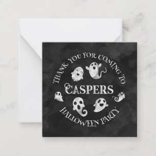 Spooky Ghost Thank You Card