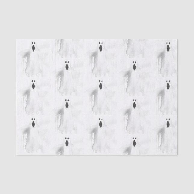 Spooky Ghost Tissue Paper (Front)