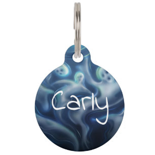 spooky ghosts pet tag
