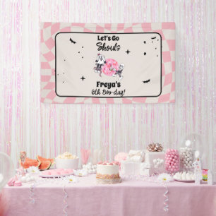 Spooky Ghoul Halloween Any Age Birthday  Banner