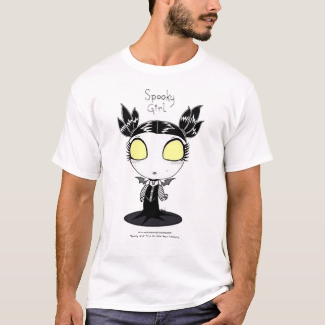 "Spooky Girl" Apparel T-Shirt (Front)