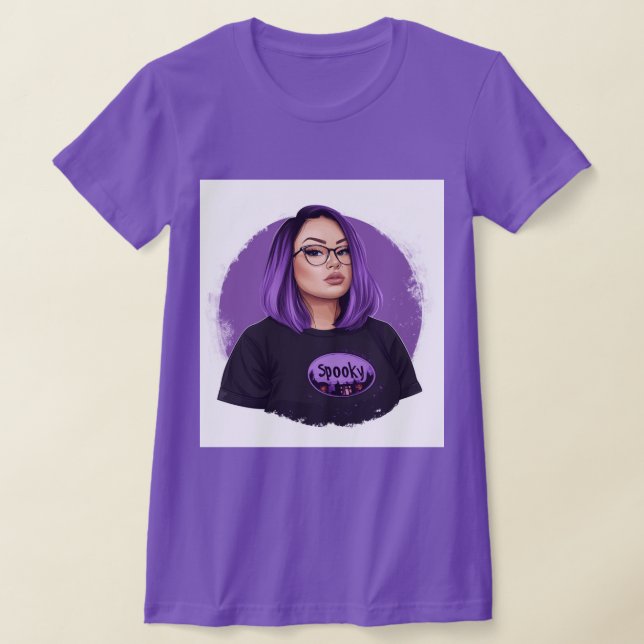 Spooky Girl Tee (Laydown)