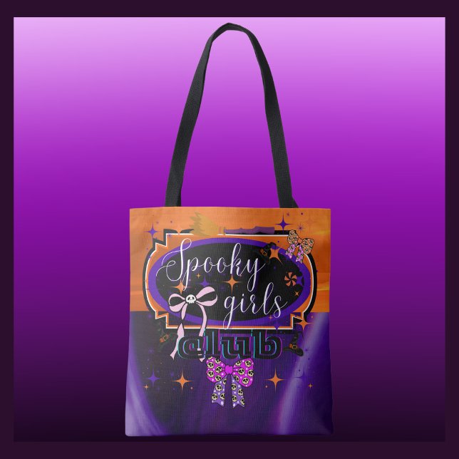 Spooky Girls Halloween Custom  Tote Bag (Creator Uploaded)