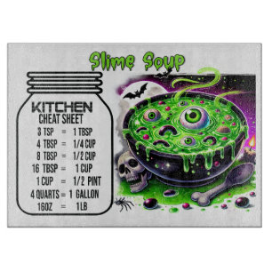 Spooky Glass Cutting Board for Halloween Prep