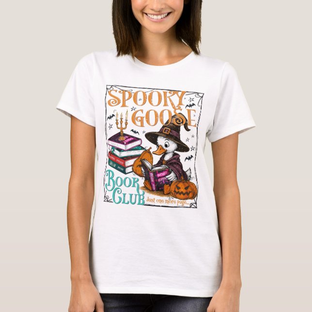 Spooky Goose Book Club Shirt (Front)
