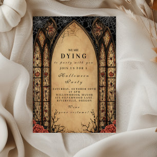 Spooky Gothic Archway Halloween Invitation