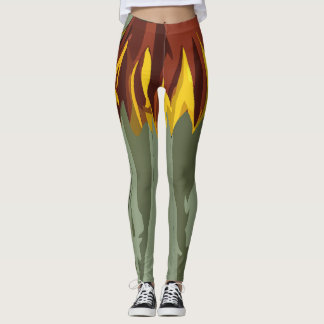 Spooky Gothic Cheer Art Leggings