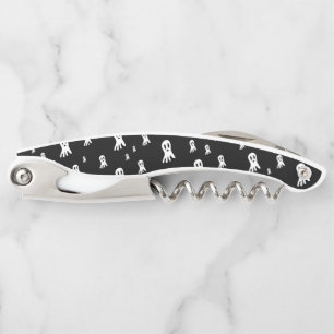 Spooky Gothic Ghost Illustration Corkscrew