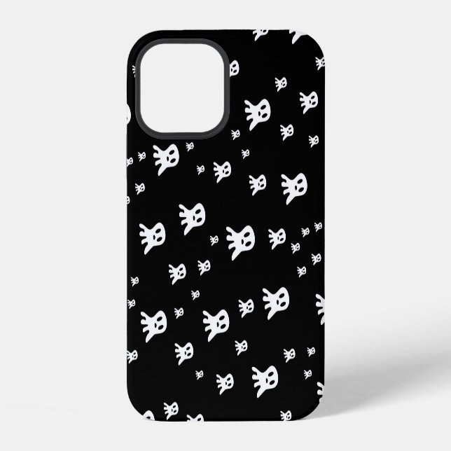 Spooky Gothic Ghost Illustration iPhone Case (Back)