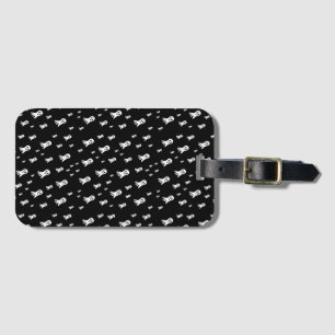 Spooky Gothic Ghost Illustration Luggage Tag