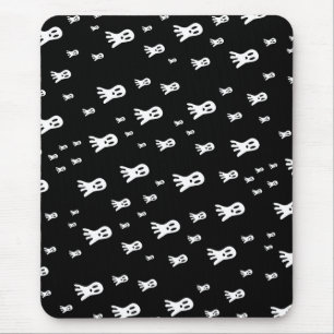 Spooky Gothic Ghost Illustration Mouse Mat