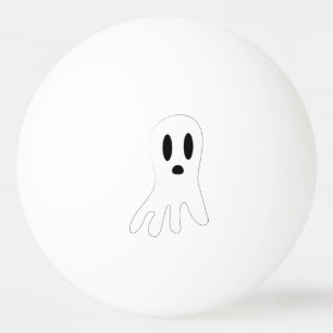 Spooky Gothic Ghost Illustration Ping Pong Ball