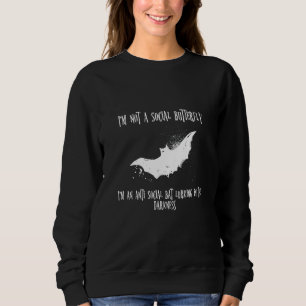 Spooky Gothic With Vampire Bat T For Anti Social E Sweatshirt