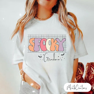 Spooky Grandma, Halloween Grandma,Retro Gradma,  T-Shirt