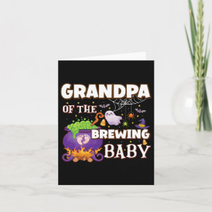 Spooky Grandpa Of Brewing Card