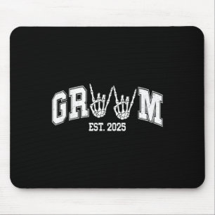 Spooky Groom Bride 2025 Gothic Halloween Couples M Mouse Mat