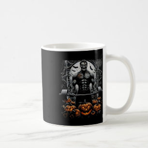 Spooky Gym Skeleton-haunted Fitness Fun-halloween Coffee Mug