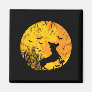 Spooky Halloween Animal Dog Breed Dachshund Magnet