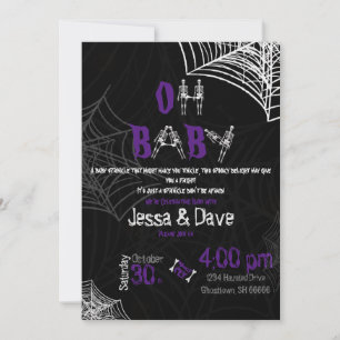 Spooky Halloween Baby Sprinkle  Invitation