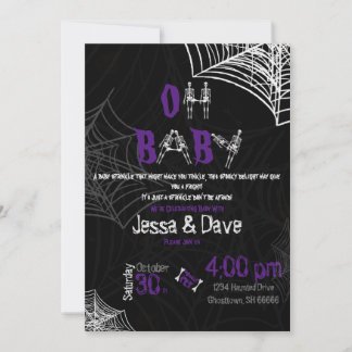 Spooky Halloween Baby Sprinkle  Invitation