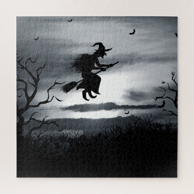 Spooky Halloween Background Vintage Design Jigsaw Puzzle (Vertical)