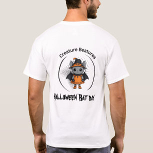 Spooky Halloween bat day in Disguise black T-Shirt
