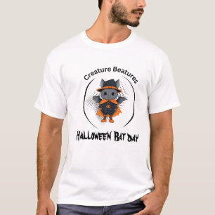 Spooky Halloween bat day in Disguise T-Shirt